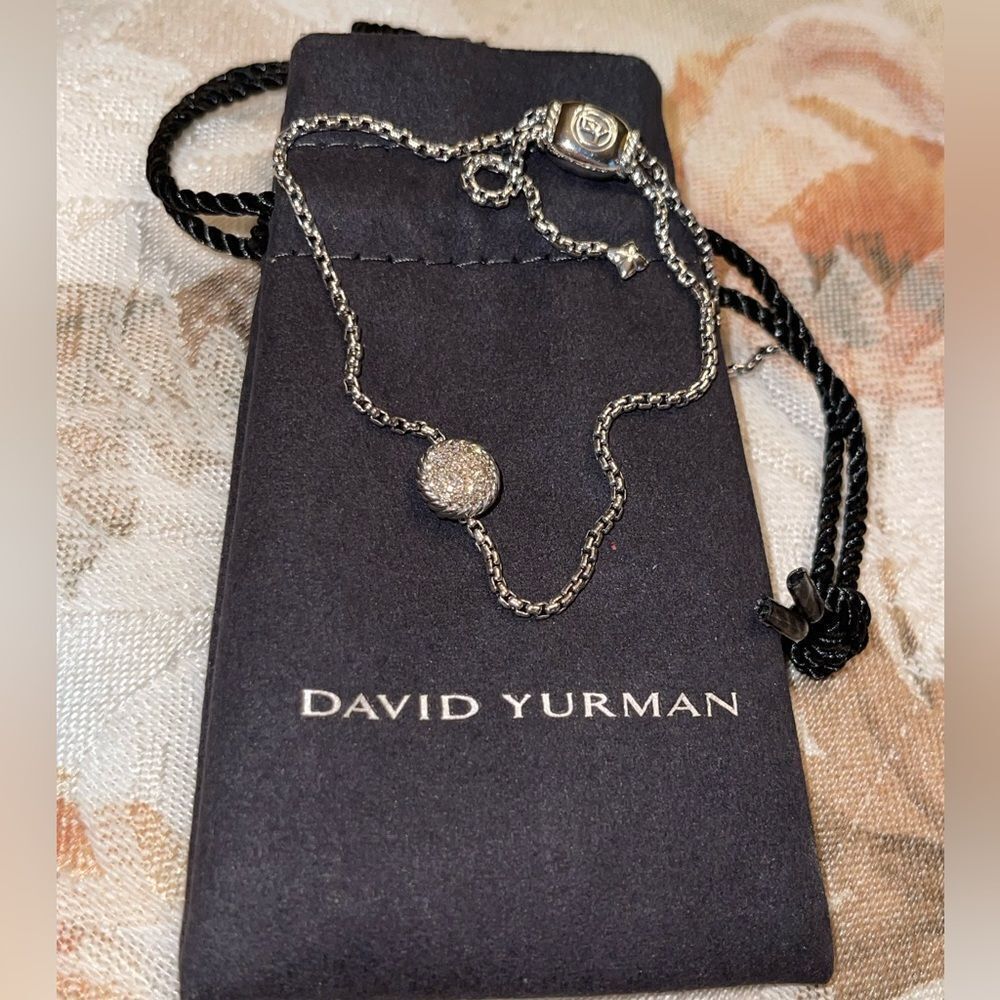 DAVID YURMAN Diamond Chatelaine Petite Pave Station Bracelet DAVID YURMAN - Picture 2 of 12